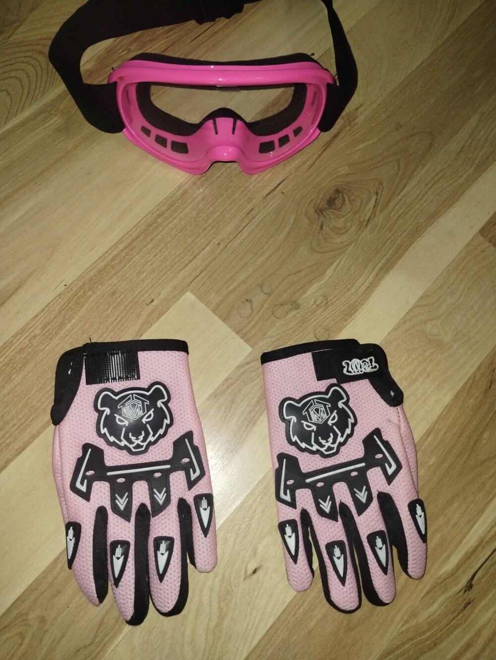 Girls Youth Dirt Bike Four Wheeler Motorcycle Glasses With Gloves